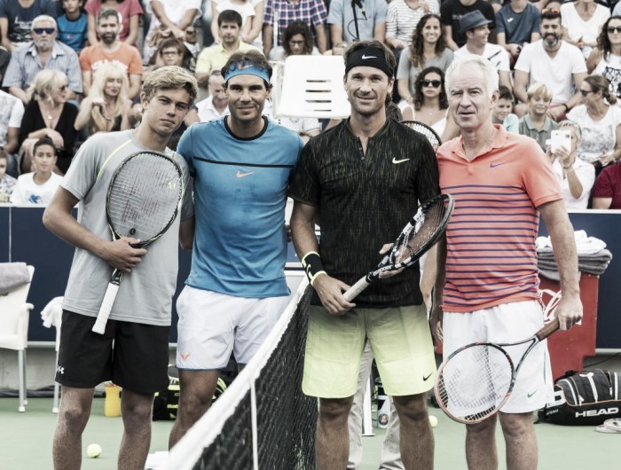 Rafa Nadal academy opens with star-studded exhibition