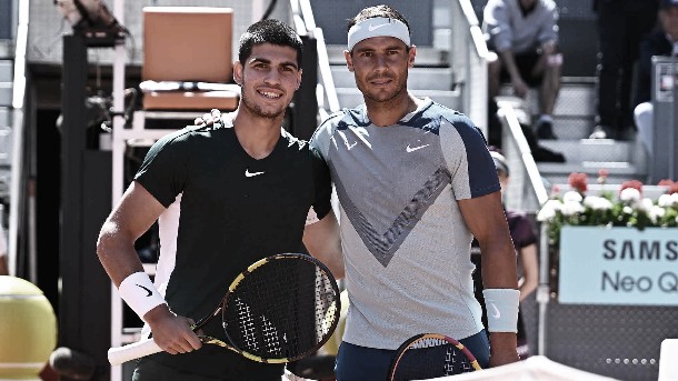 Carlos Alcaraz y Rafa Nadal hacen historia para España
siendo los número uno y dos de la ATP