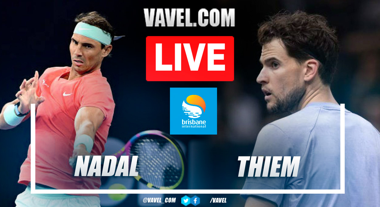 Highlights and points of Nadal 2-0 Thiem at ATP Brisbane
