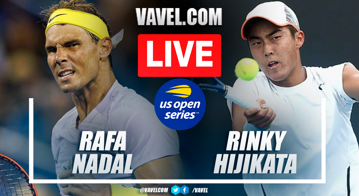 Summary and highlights of Rafa Nadal 3-1 Rinky Hijikata in US Open