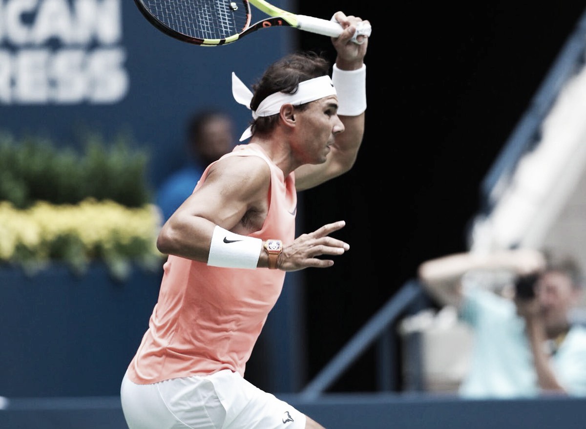 Nadal sofre, mas vira batalha contra Khachanov e segue firme na defesa do título do US Open Nadal sofre, mas vira batalha contra Khachanov e segue firme na defesa do título do US Open