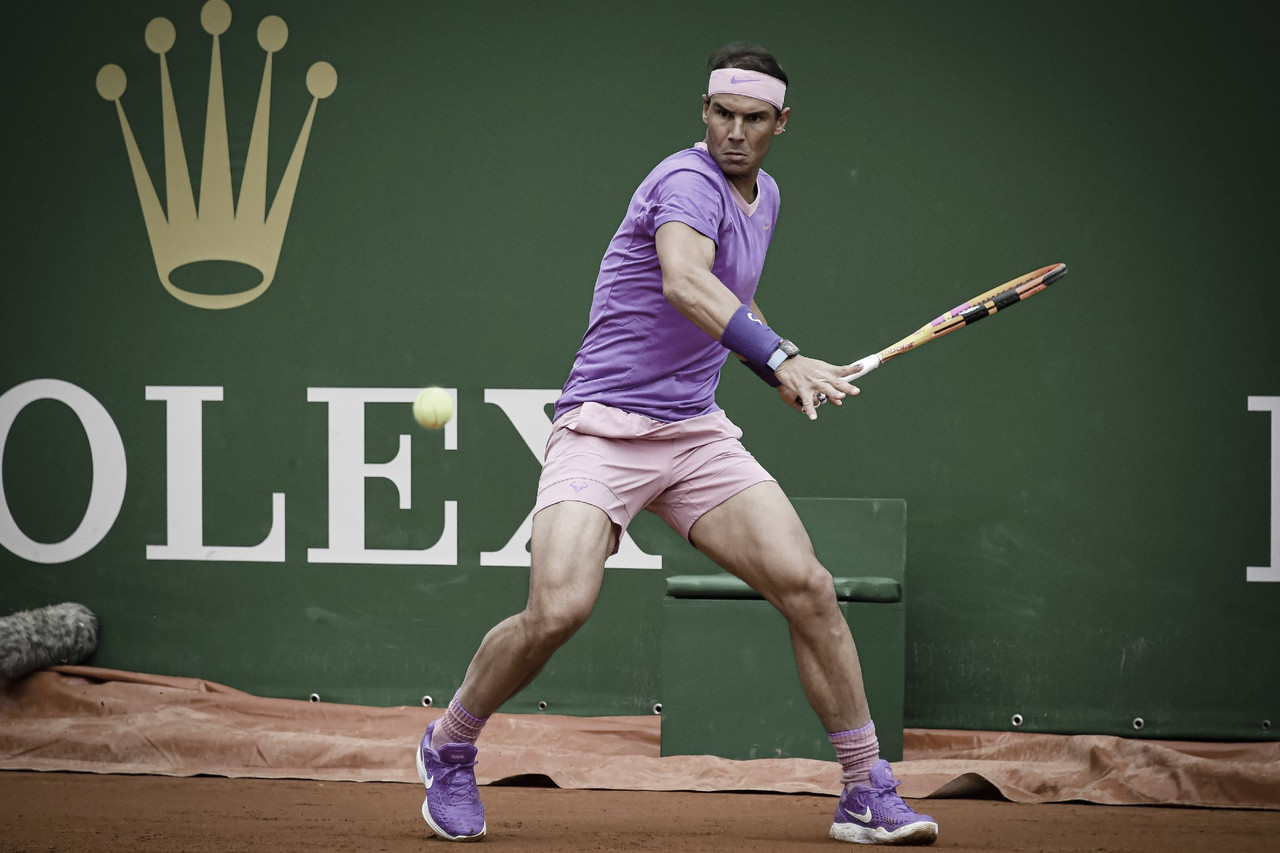 Estreando na temporada de saibro, Nadal passa fácil por Delbonis em Monte Carlo Estreando na temporada de saibro, Nadal passa fácil por Delbonis em Monte Carlo