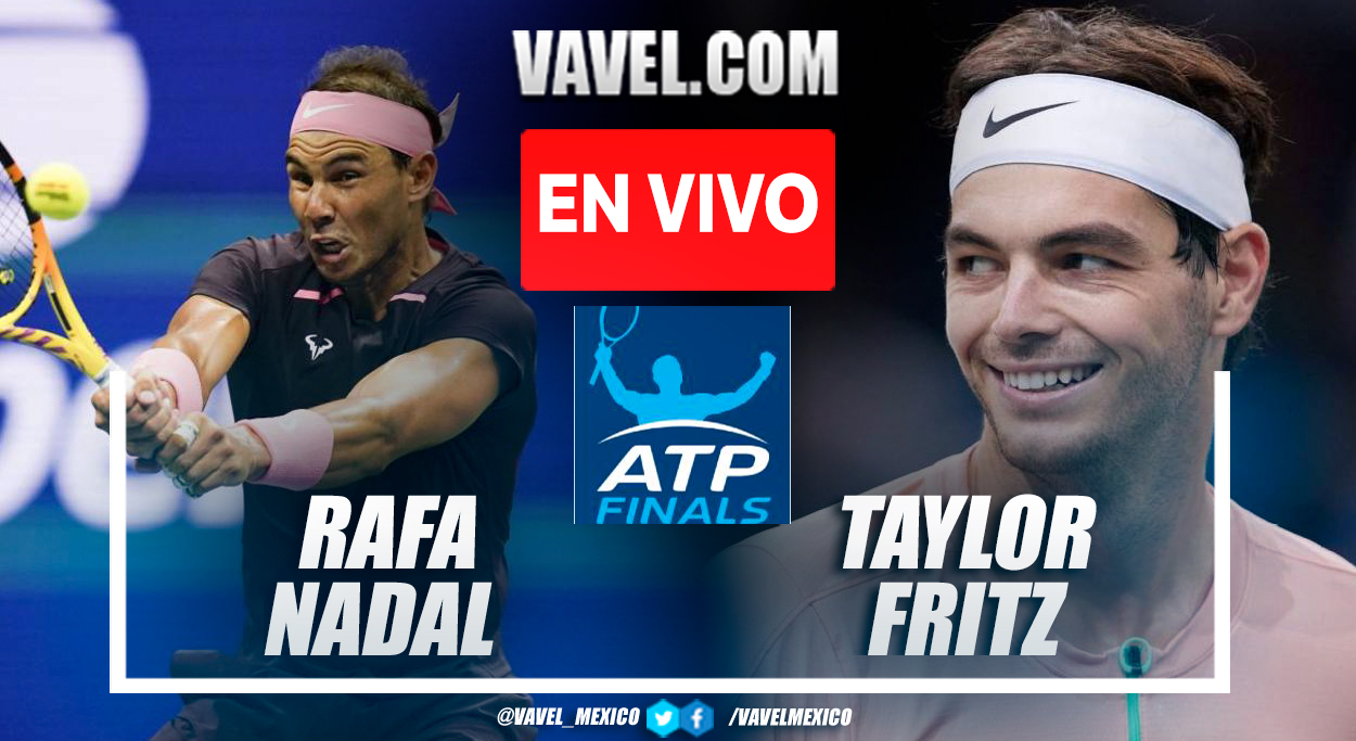 Resumen y mejores momentos de Rafa Nadal 0-2 Taylor Fritz en ATP Finals