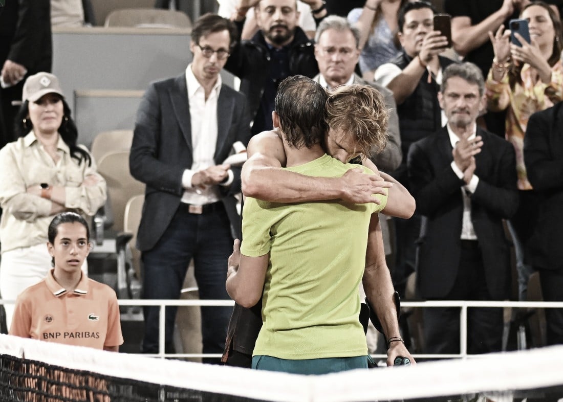 Nadal está nuevamente en la final de Roland Garros tras lesión de Zverev 