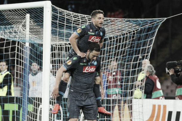 Napoli, è semifinale: al San Paolo è 2-2 con il Wolfsburg