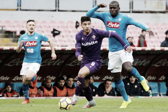Napoli para na Fiorentina e perde chance de reassumir liderança da Serie A