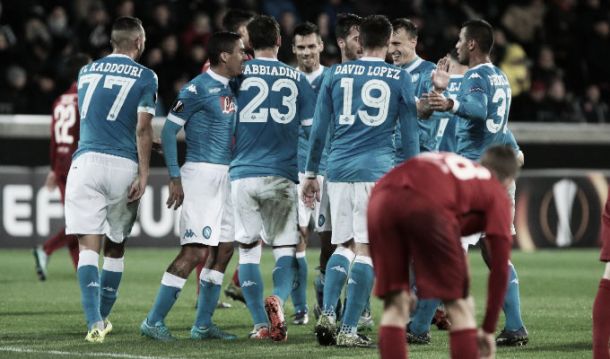 Napoli, con il Midtjylland per il primato, la qualificazione ed il campionato