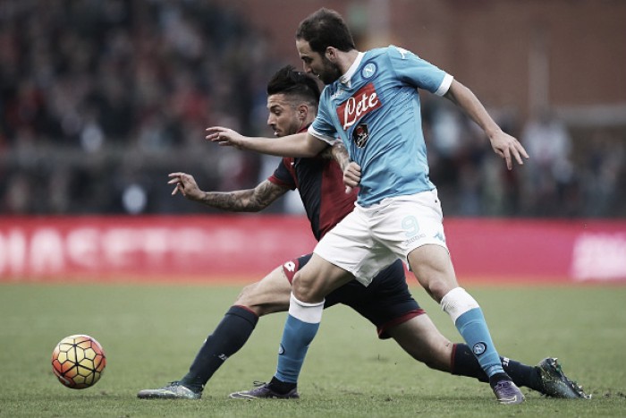 Napoli - Genoa, partita di Serie A 2016 (3-1): doppio Higuain ed El Kaddouri, rimonta azzurra