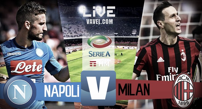 Napoli - Milan in diretta, LIVE Serie A 2017/18 (2-1): Gli azzurri vincono al San Polo!