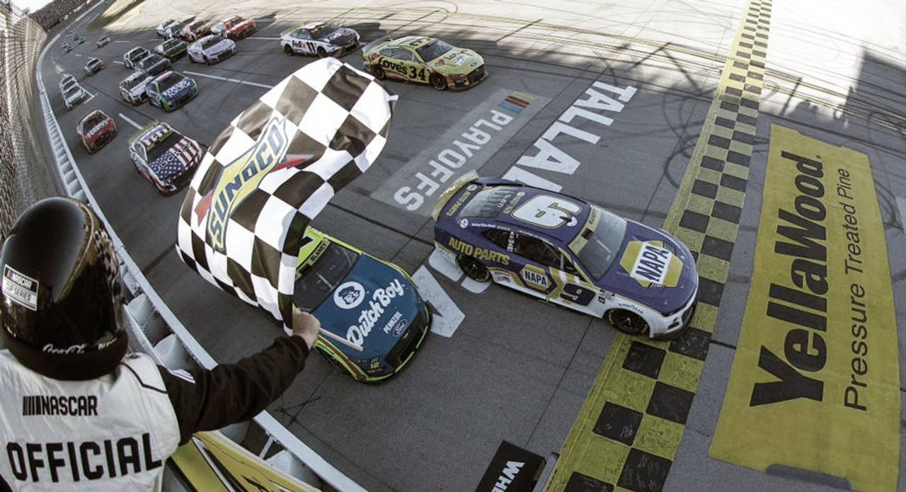 NASCAR Cup: Elliott logró un triunfo aliviador en Talladega