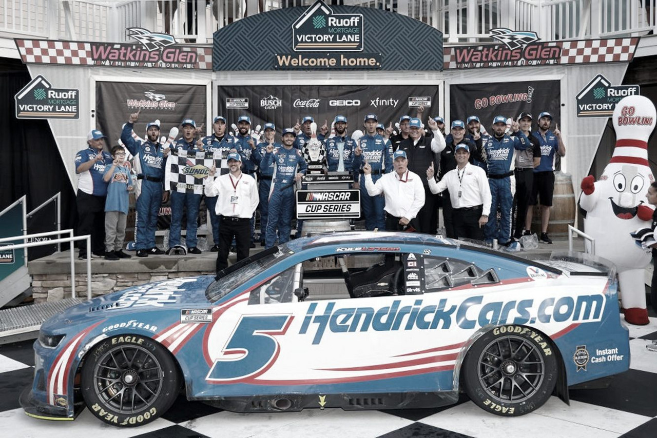 NASCAR Cup: Larson volvió a ganar en Watkins Glen