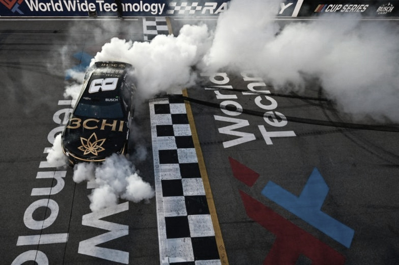 NASCAR Cup: Kyle Busch alcanzó la tercera del año en Gateway