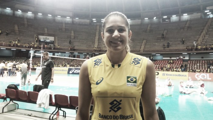 Capitã da Seleção, Natália avalia vitória do Brasil em amistoso e projeta estreia no Grand Prix