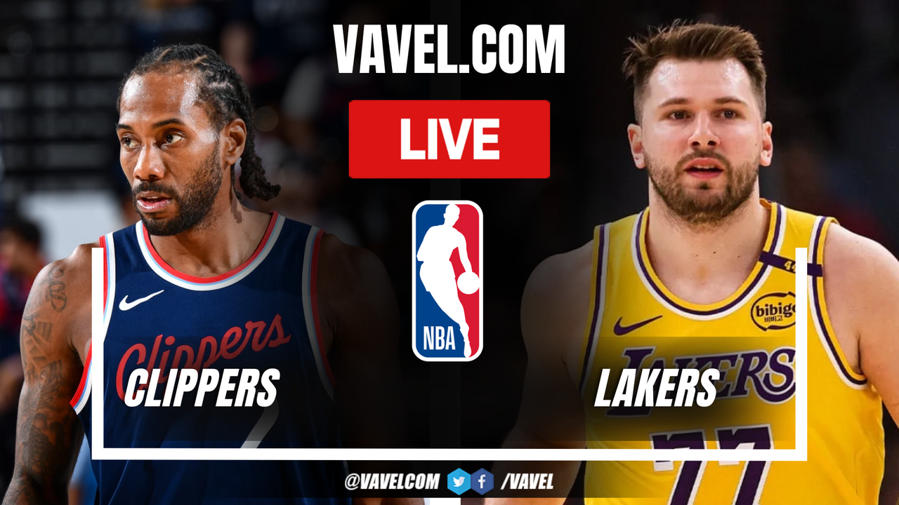 Clippers vs Lakers LIVE Score Updates in NBA Game