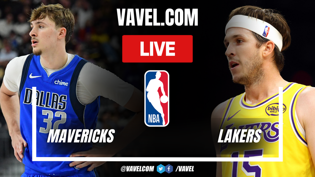 Dallas Mavericks vs Los Angeles Lakers LIVE Score Updates in NBA Game