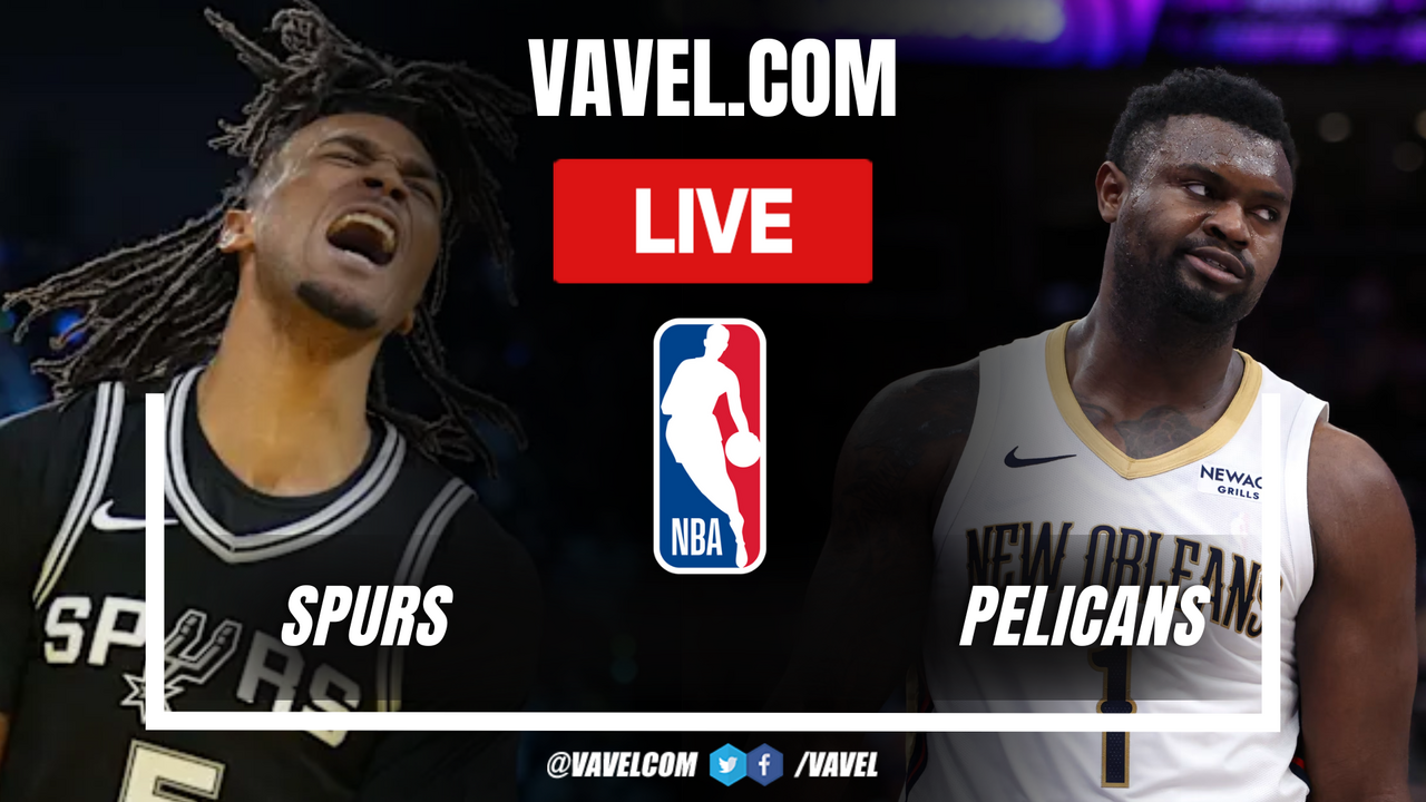 San Antonio Spurs vs New Orleans Pelicans LIVE Score Updates in NBA Game
