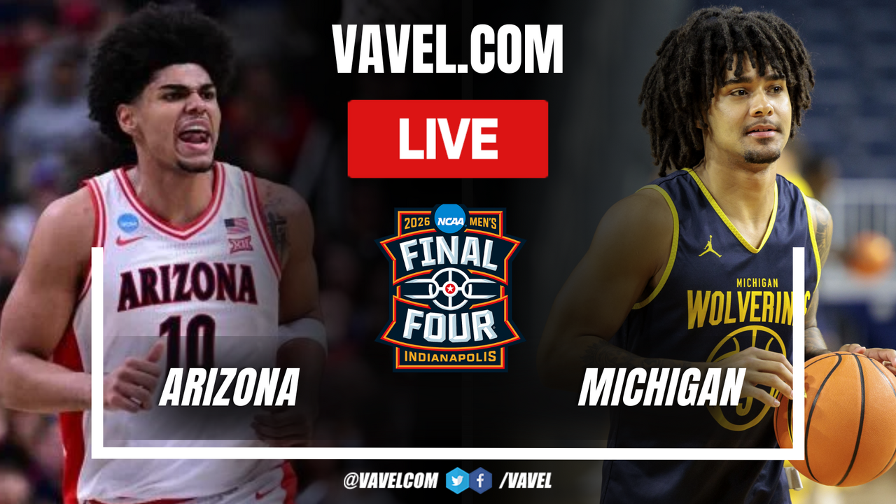 Arizona vs Michigan LIVE Score Updates in 2026 NCAA Final Four Game