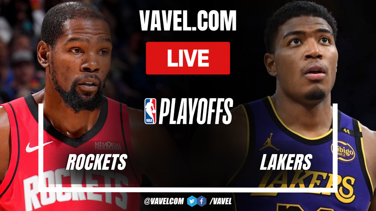Houston Rockets vs Los Angeles Lakers LIVE Score Updates in NBA Playoffs Game