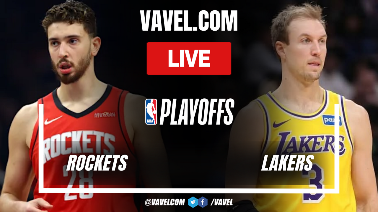 Houston Rockets vs Los Angeles Lakers LIVE Score Updates in NBA Playoffs Game