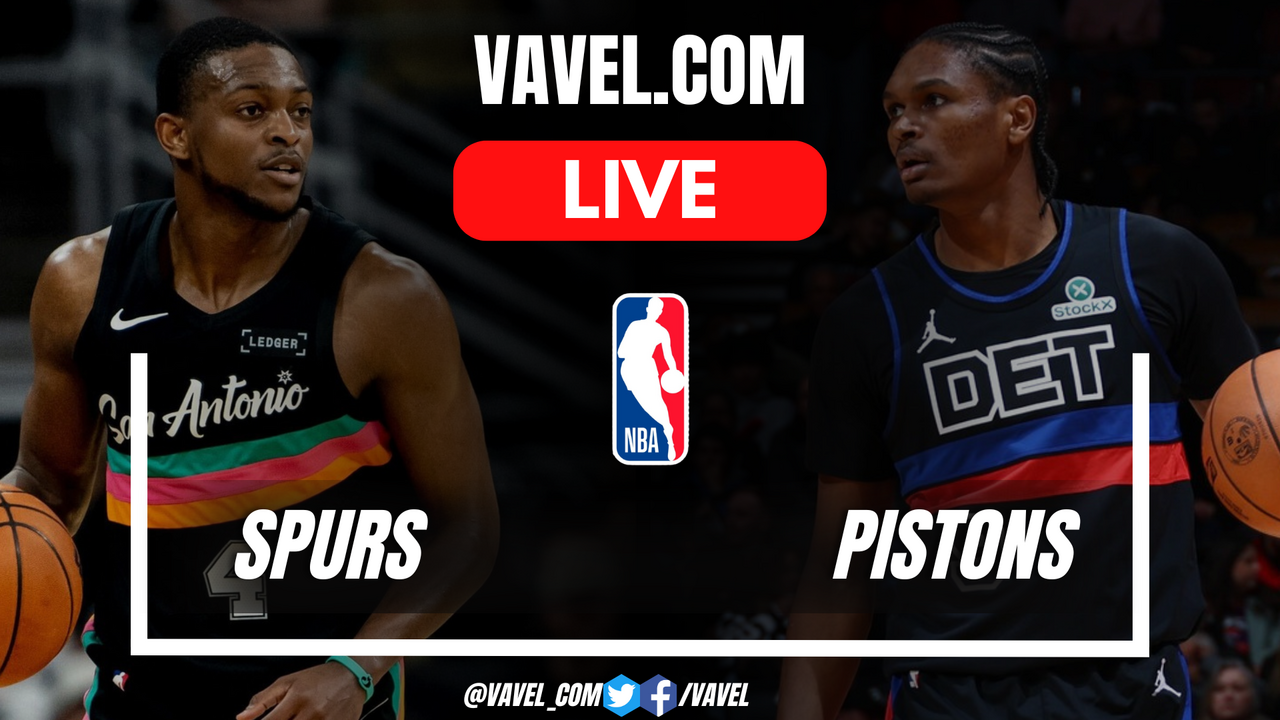 Points and Highlights for SAn Antonio Spurs 114-103 Detroit Pistons in NBA Game