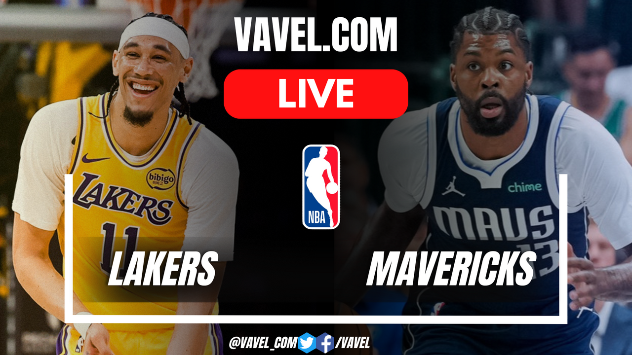 Los Angeles Lakers vs Dallas Mavericks LIVE Score Updates in NBA