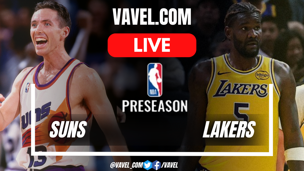 Points and Highlights for Los Angeles Lakers 104-113 Phoenix Suns in NBA Preseason Game