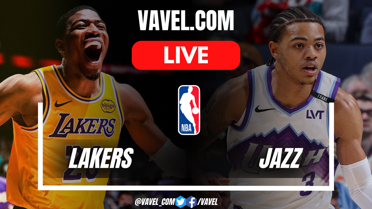 Los Angeles Lakers vs Utah Jazz LIVE Score Updates in NBA (0-0)
