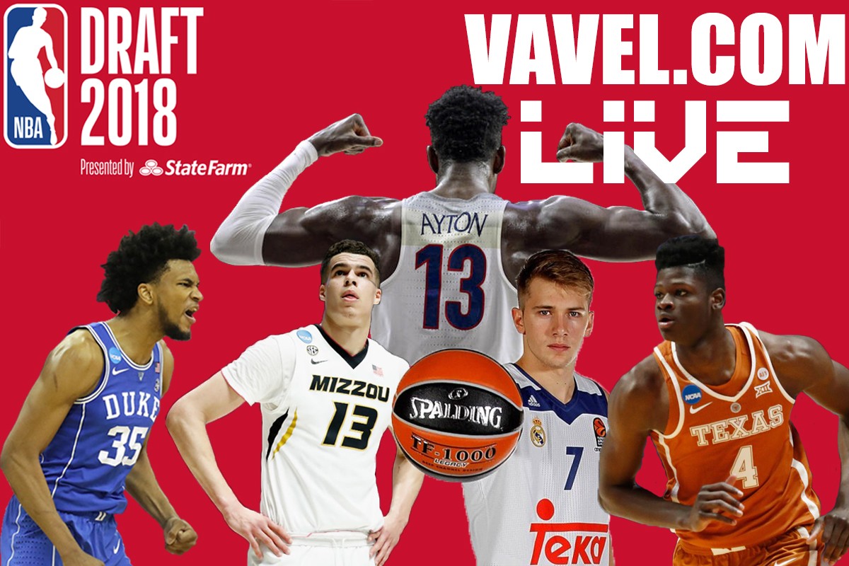 2018 NBA Draft Live Coverage: Draft order, trades, and rumors