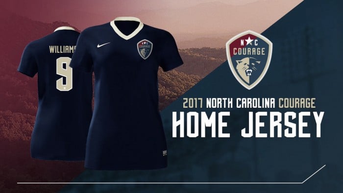 North Carolina Courage release 2017 kits