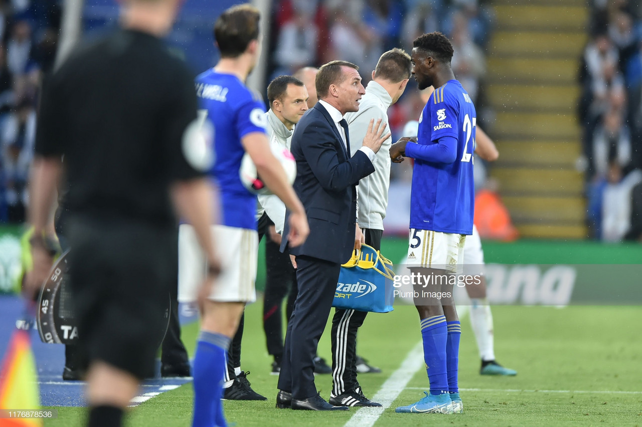 Image result for Brendan Rodgers with Ndidi