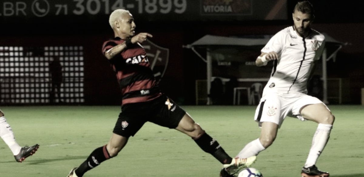 Mancini elogia atuação do Vitória após empate com Corinthians: "Melhor jogo na temporada"