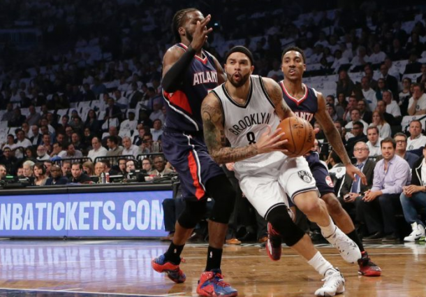 Brooklyn Nets - Atlanta Hawks in 2015 NBA Playoffs (97-107) Brooklyn Nets - Atlanta Hawks in 2015 NBA Playoffs (97-107)