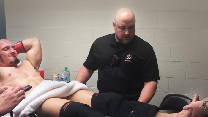 Neville Suffers Injury On Raw