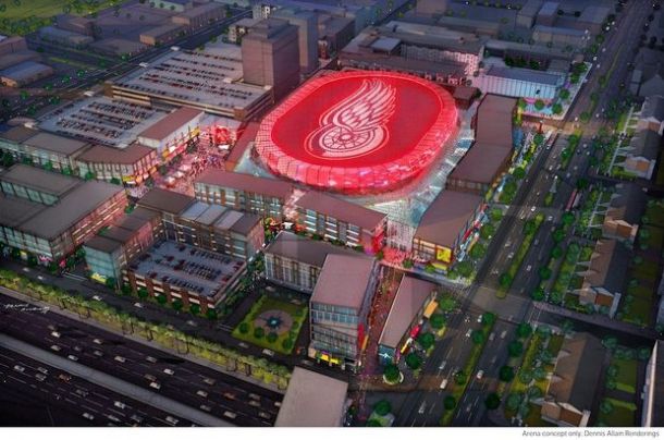 Detroit Red Wings' Plans For $650 Million New Arena Revealed