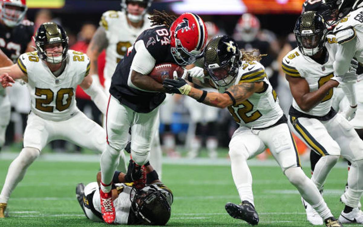 Highlights and touchdowns of Atlanta Falcons 17-48 New Orleans Saints in NFL