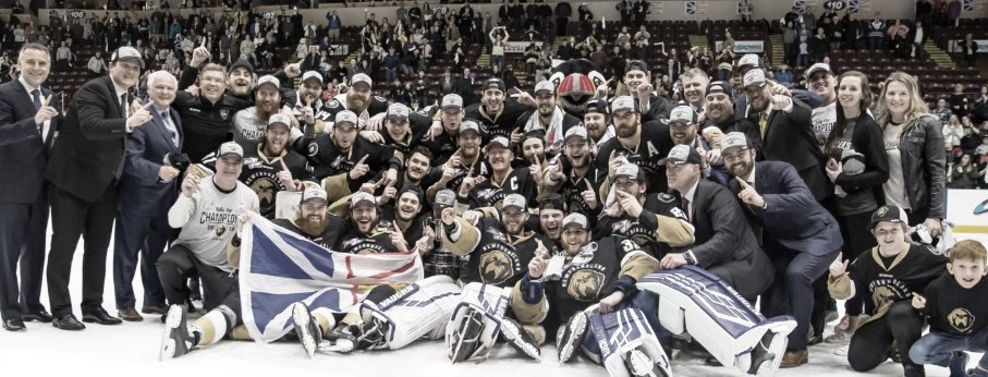 Newfoundland Growlers campeones de la Kelly Cup 2019 Newfoundland Growlers campeones de la Kelly Cup 2019