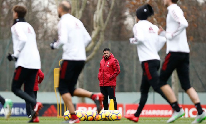 Milan, le ultime da Milanello: il primo allenamento di Gattuso