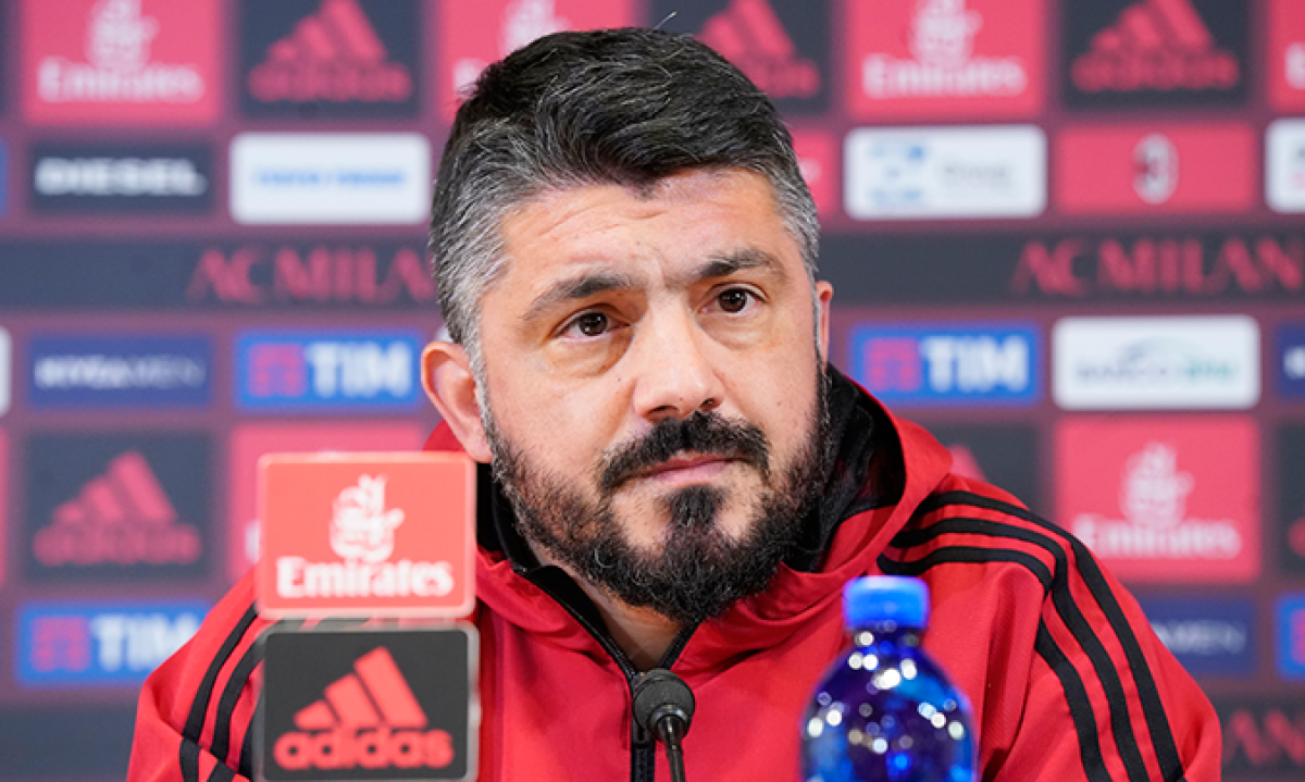 Alla vigilia di Milan - Inter, Gattuso: "Ci giochiamo tutto. L'alibi stanchezza non esiste" Alla vigilia di Milan - Inter, Gattuso: "Ci giochiamo tutto. L'alibi stanchezza non esiste"