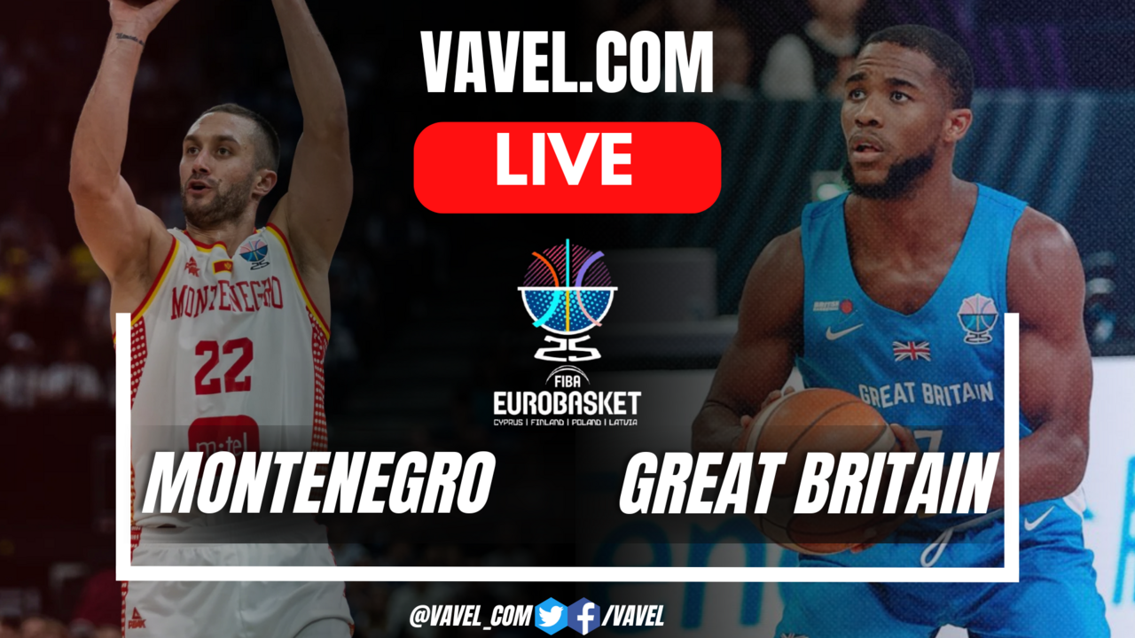 Points and Highlights for Montenegro 83-89 Great Britain in EuroBasket Game