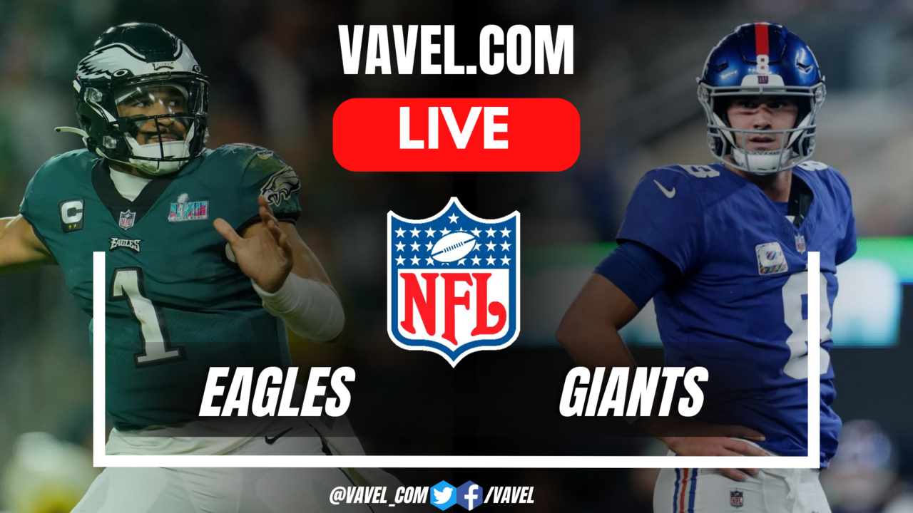 Philadelphia Eagles vs New York Giants LIVE Score Updates, Stream Info