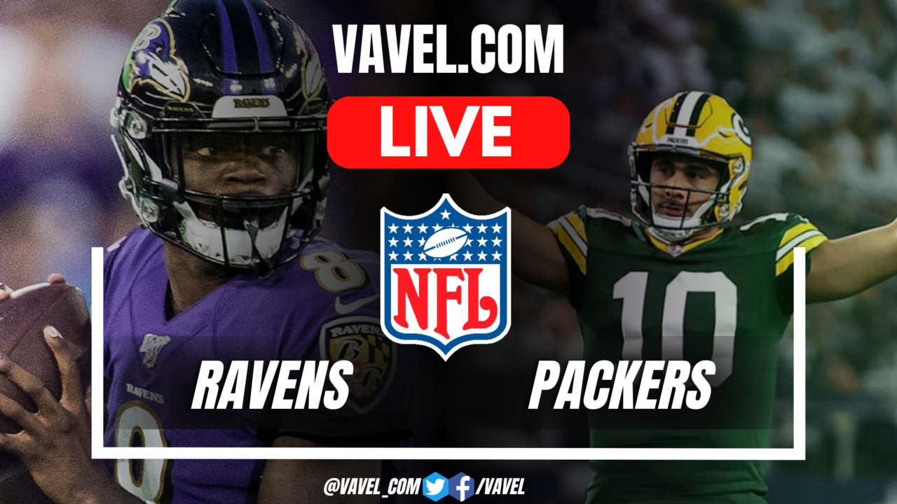 Baltimore Ravens vs Green Bay Packers LIVE Score Updates, Stream Info