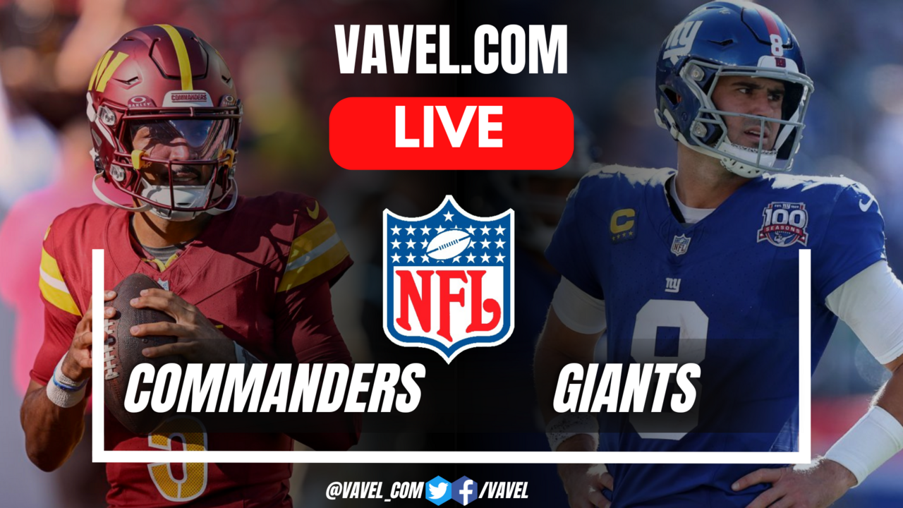 Washington Commanders vs New York Giants LIVE Score Updates, Stream Info and How to Watch NFL Game | November 3, 2024