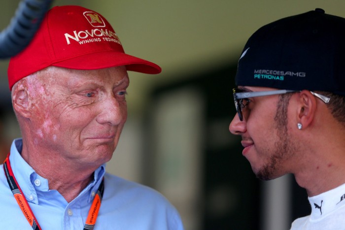 Hamilton: "Cuando empecé, Niki no era un gran fan mío"
