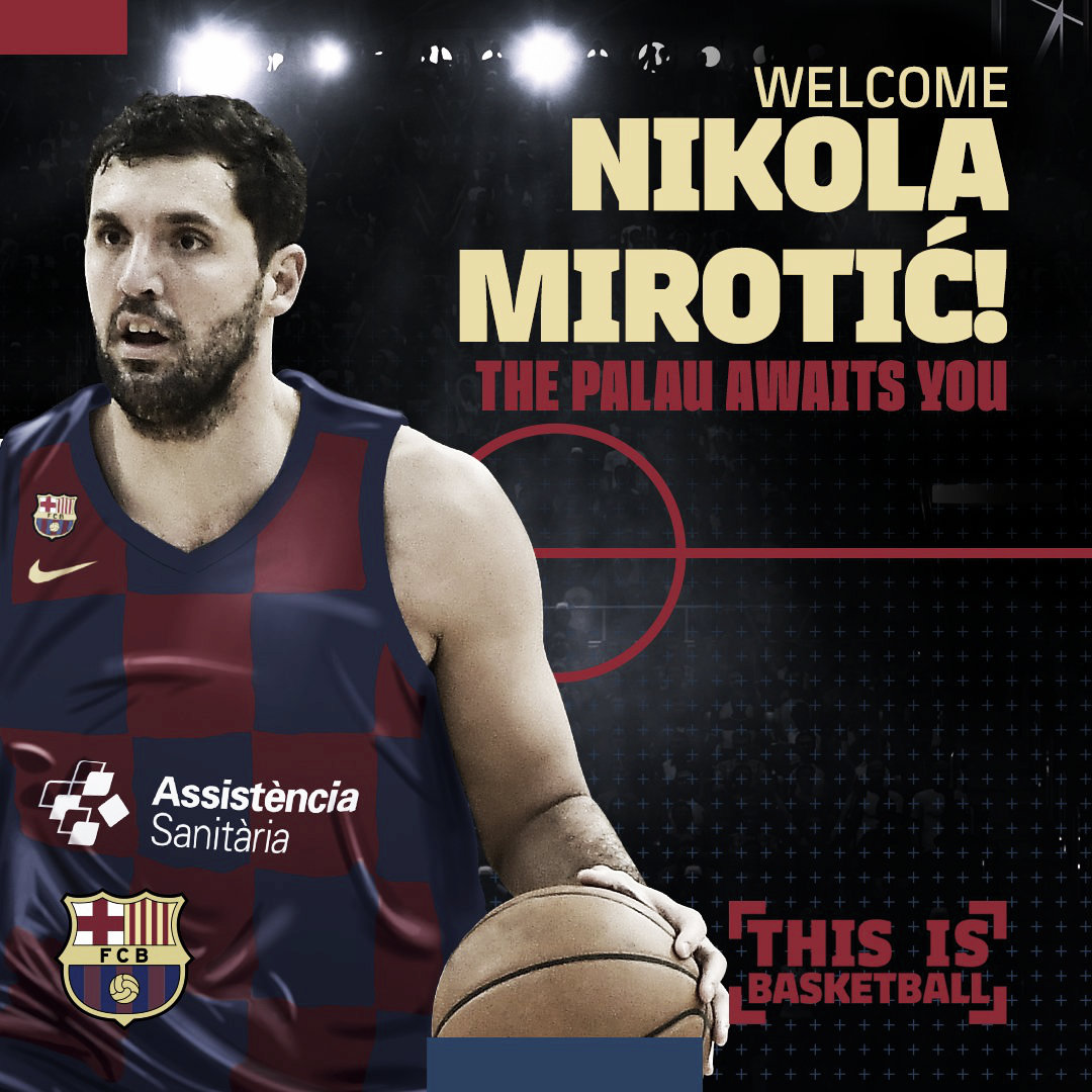 Nikola Mirotic, el bombazo aterriza en el Palau Nikola Mirotic, el bombazo aterriza en el Palau