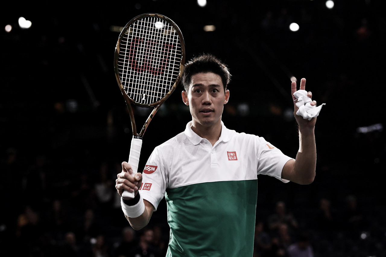 Nishikori estreia com vitória sobre Mannarino no Masters de Paris