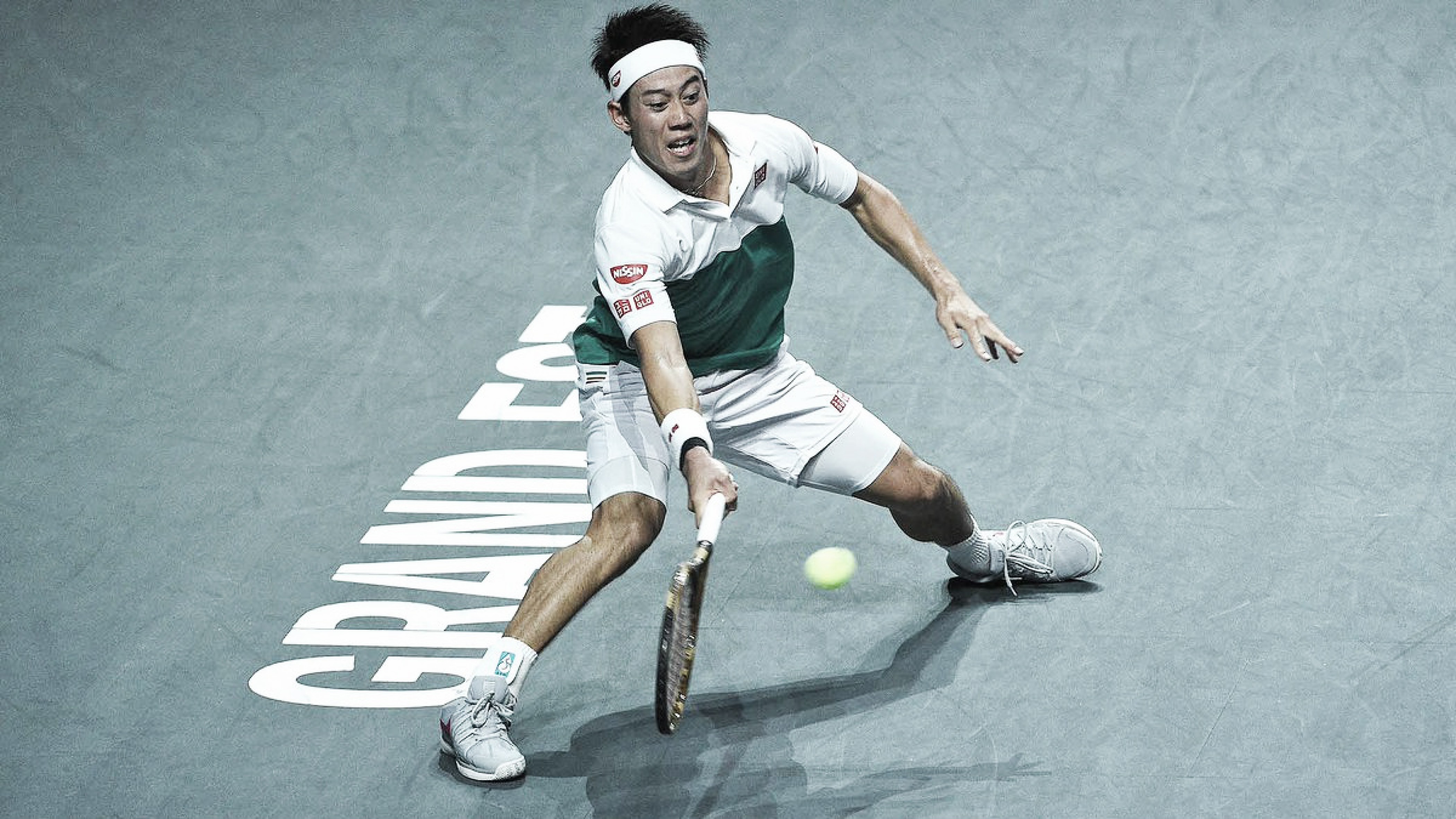 Com dificuldades, Nishikori derrota Basilashvili e avança em Metz Com dificuldades, Nishikori derrota Basilashvili e avança em Metz