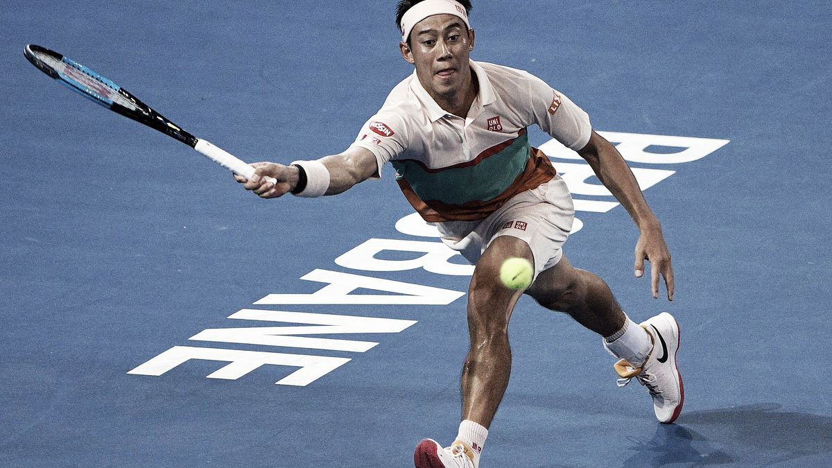 Nishikori aproveita oportunidades e elimina Dimitrov no ATP 250 de Brisbane Nishikori aproveita oportunidades e elimina Dimitrov no ATP 250 de Brisbane