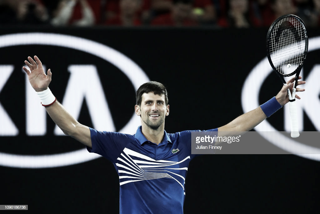Novak Djokovic hace historia en Melbourne tras dar un recital de tenis