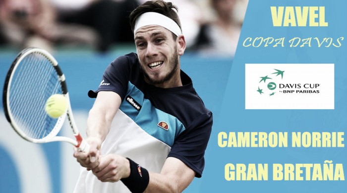Copa Davis 2018. Cameron Norrie: debut sin presión