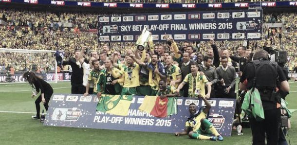 Norwich City promoted to the Premier League